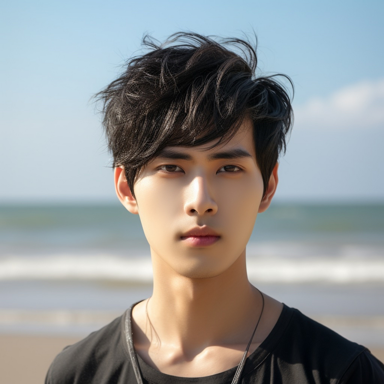 来几张ai生成的梦中情男#ai绘画# #ai共创计划# #人工智能