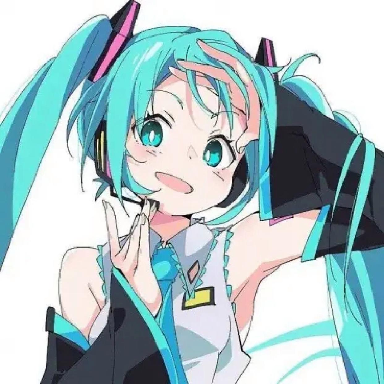 初音未来miku头像  生活不论好与坏