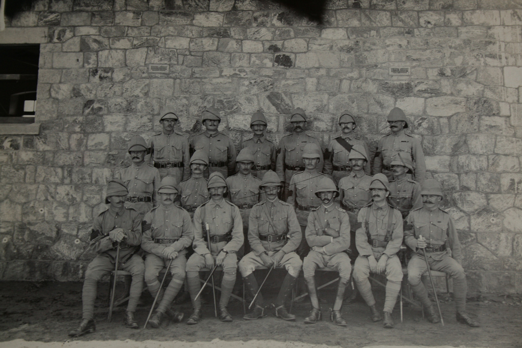 1900年,八国联军在北京,该照片来源于参加八国联军的英国军官1900年