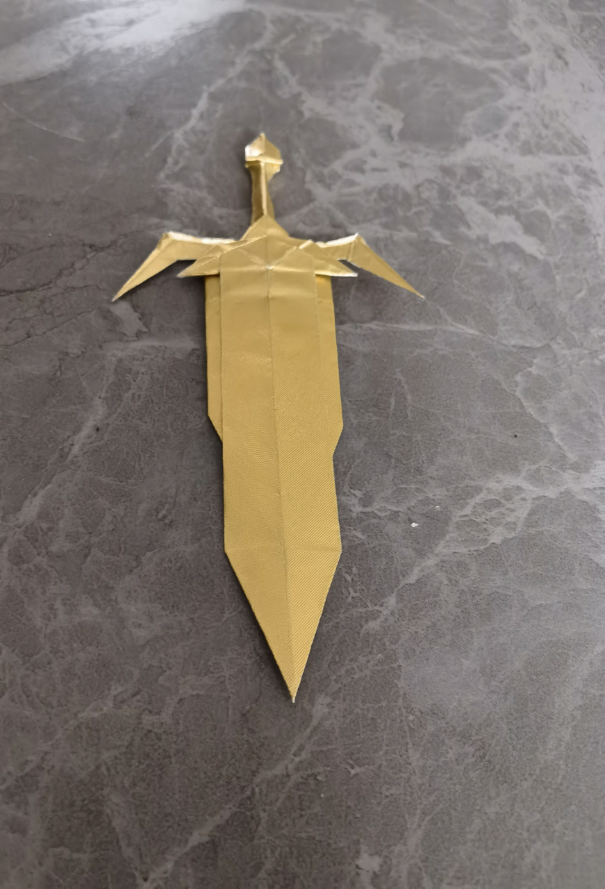 简易折纸之达摩克利斯之剑 正义战胜邪恶