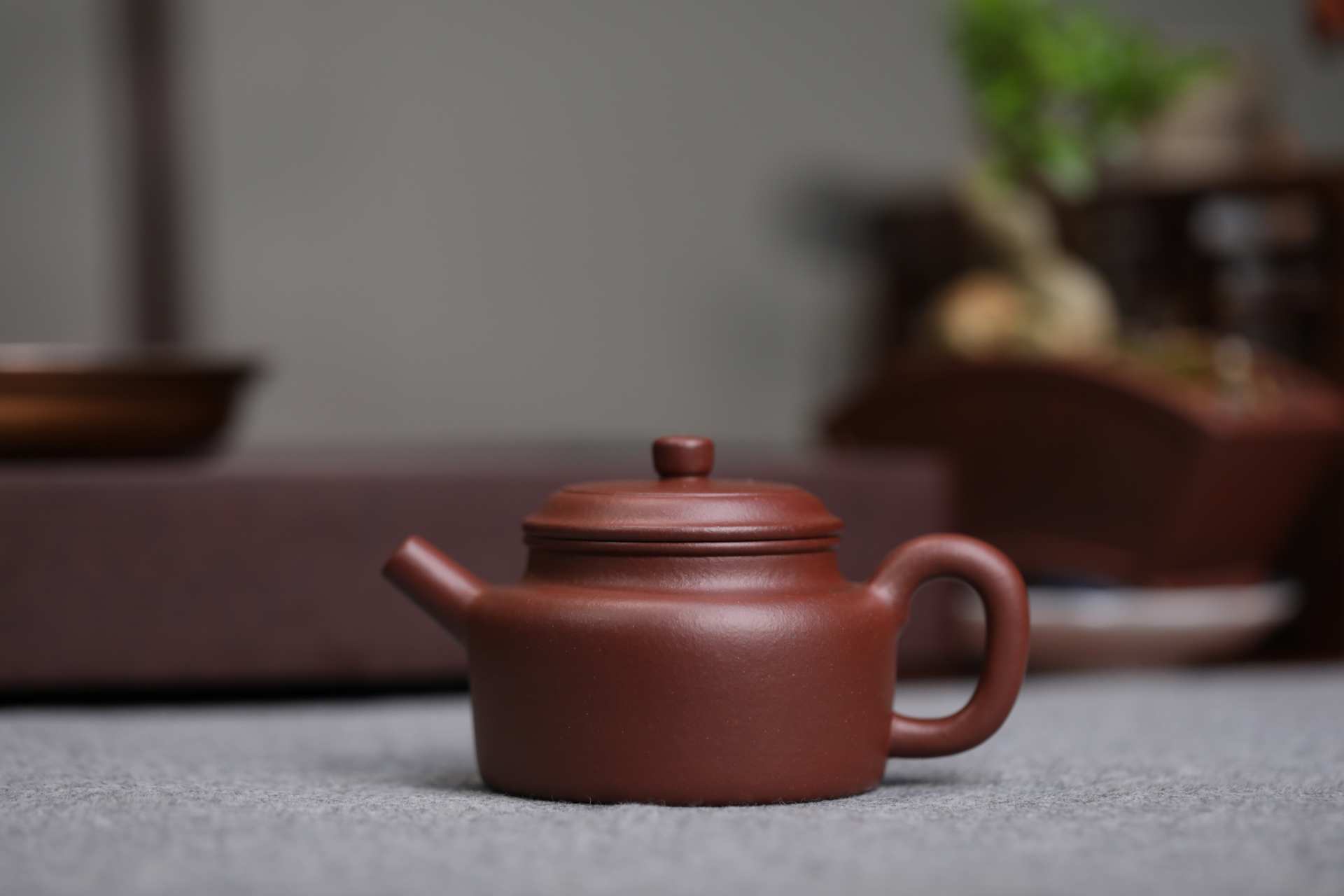 王茂紫砂  黄龙山四号井底槽清  古法手工练泥 全手工大亨德钟壶