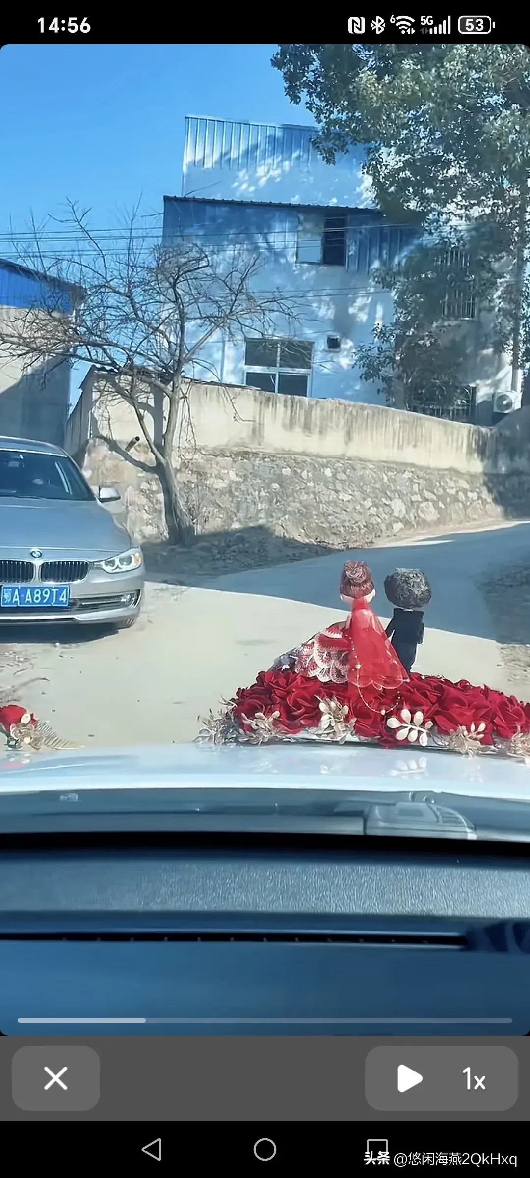 婚车途中的温暖邂逅,善意如光点亮幸福时刻