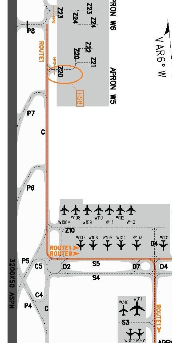 首都机场机位图