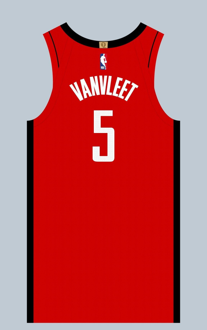 火箭23号球衣已经退役! 新援范乔丹新赛季将改穿5号!