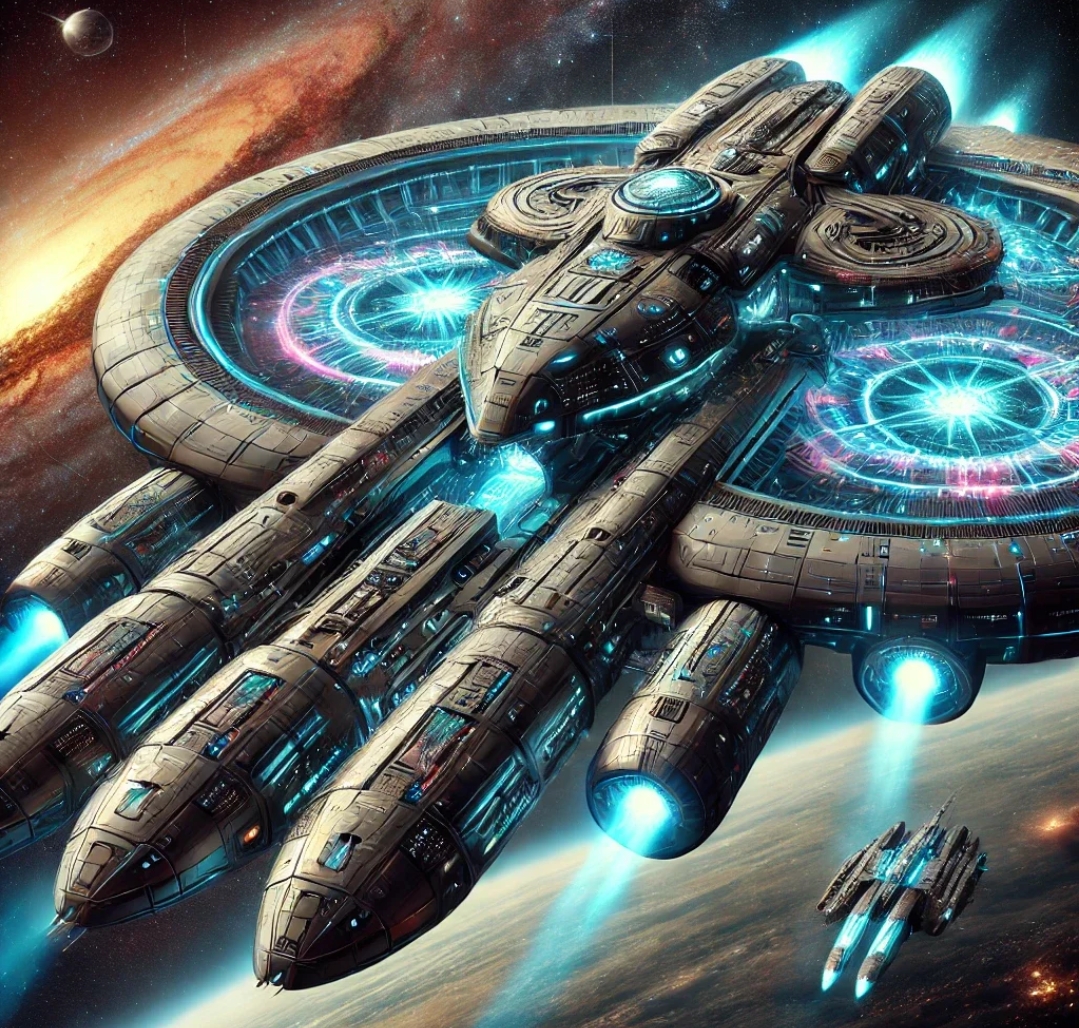 想象一下,一艘豪华宇宙飞船静静飘浮在广袤无垠的太空中,金属外壳