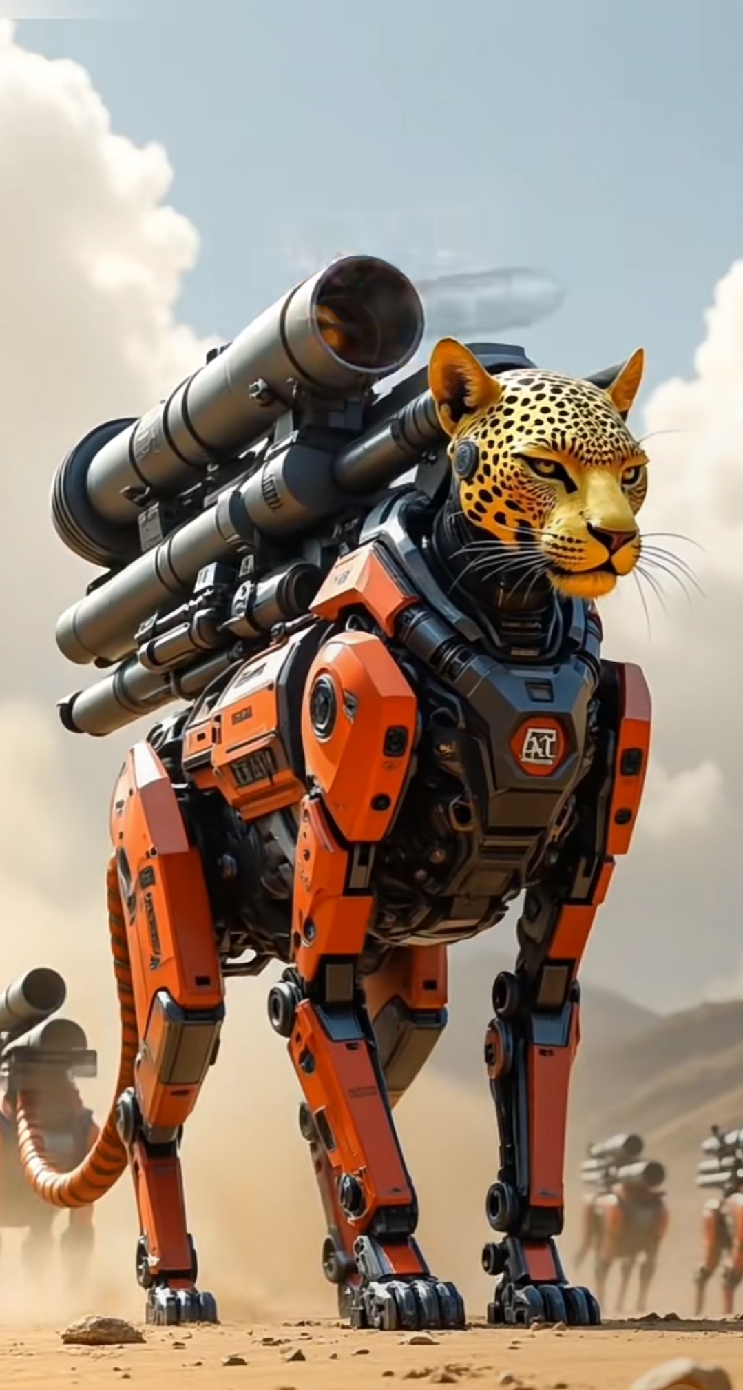 哇,这机械豹好酷,想象一下骑着它冲锋陷阵的感觉!