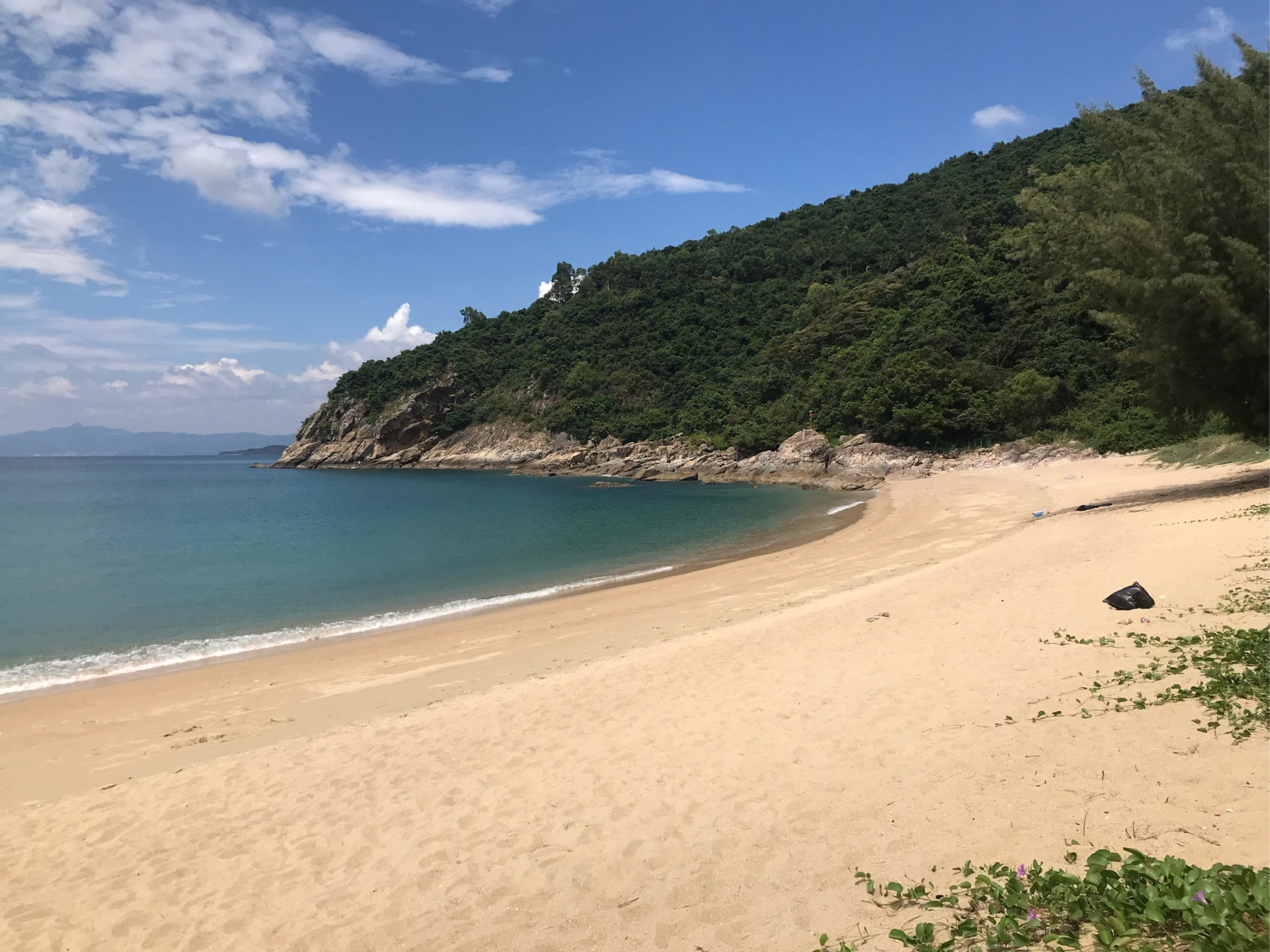 深圳海滩隐秘的处女地,洋畴湾沙滩