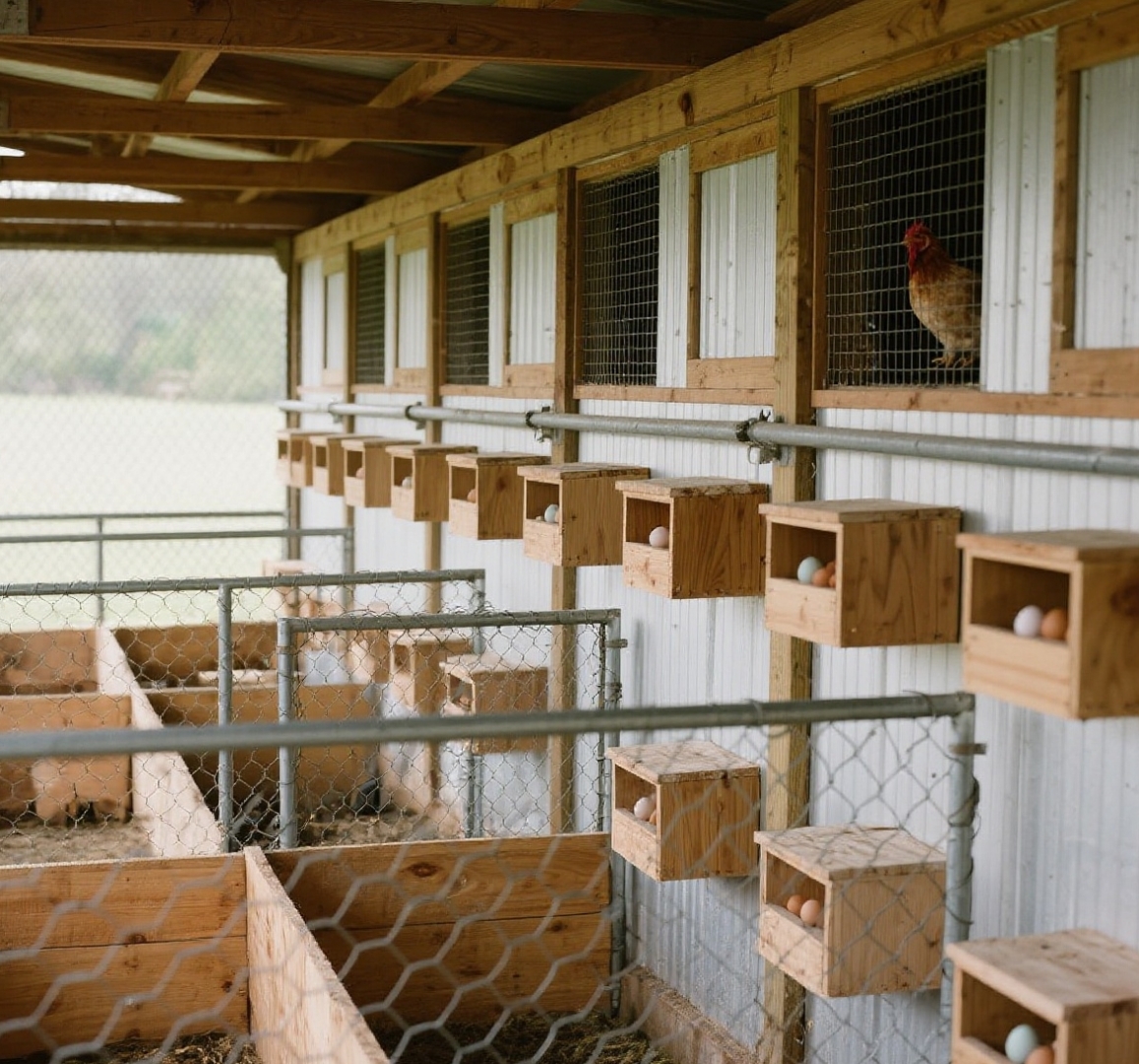鸡舍搭不对,喂再多饲料都是白搭