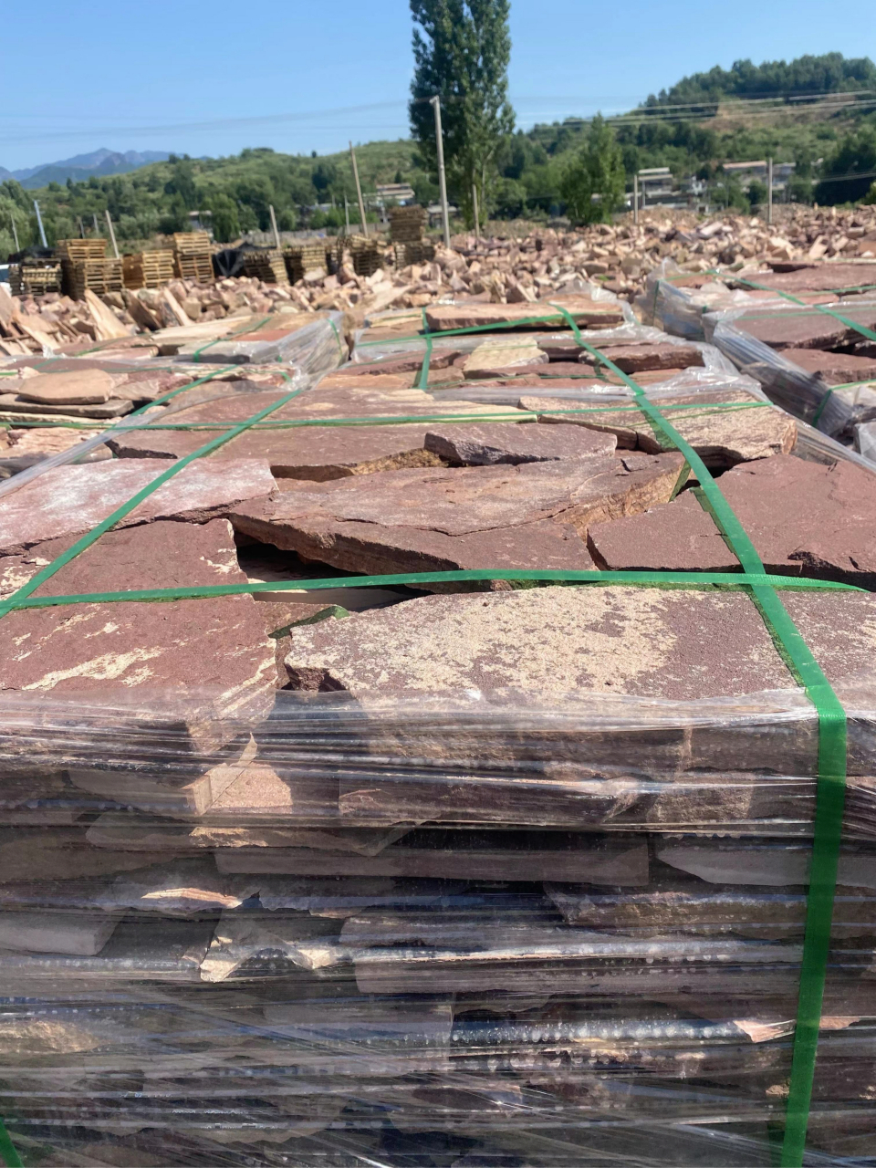 天然碎石板# #毛石片石# #天然毛石片# #片石文化石# #碎拼石# 天然