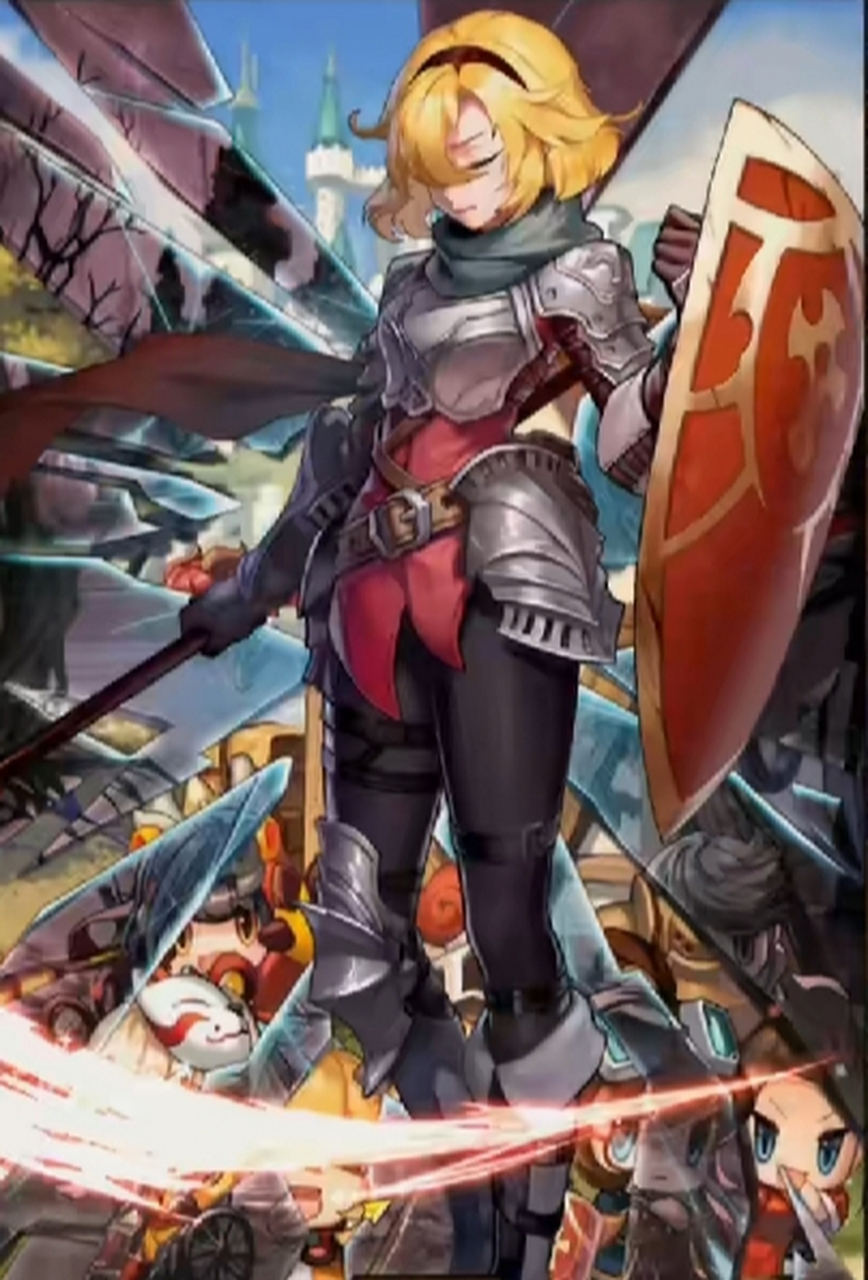 公主的立绘 蠢脸骑士哭了t﹏t 她才20岁啊……当初骑士离开后,连武器