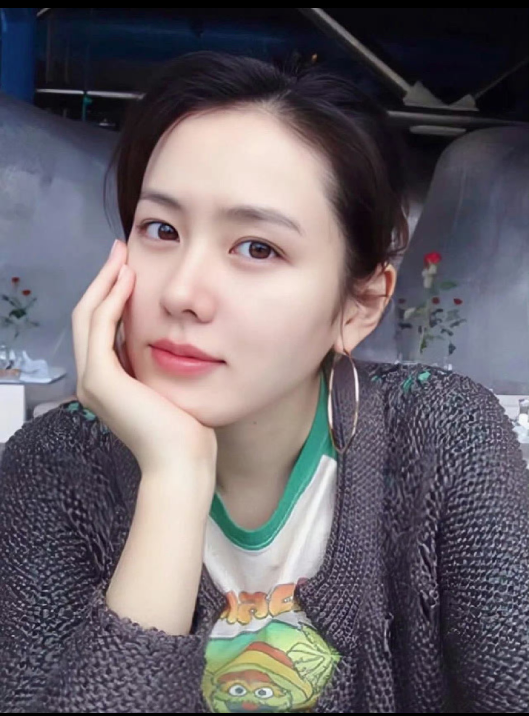 孙艺珍这张脸真是清纯小白花的天花板了!