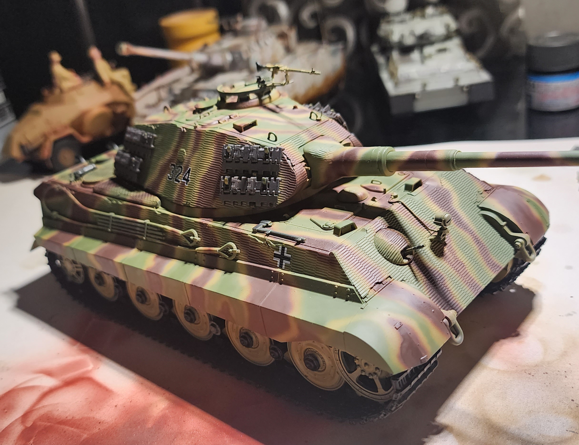 这个迷彩个人认为是虎王里最好看的一款涂装了