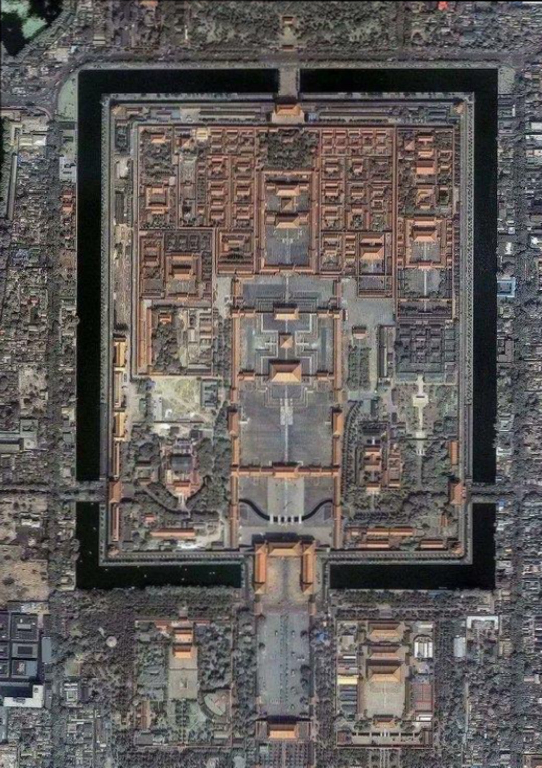 否认,这个是故宫全景之鸟瞰,能一眼看千年,尽显紫禁城之恢弘壮丽,引人