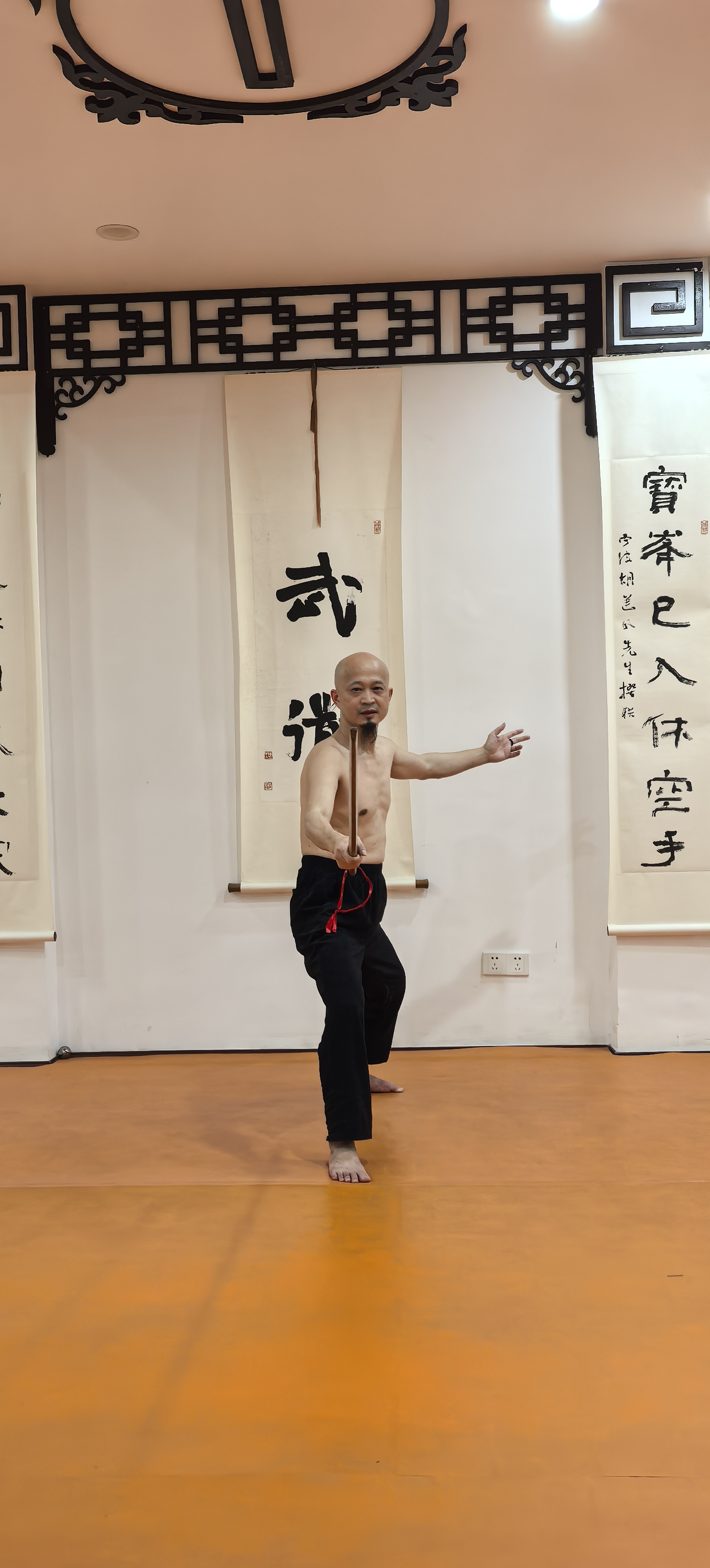 非物质文化遗产内家拳代表性传承人夏宝峰掌门人的内家站桩功