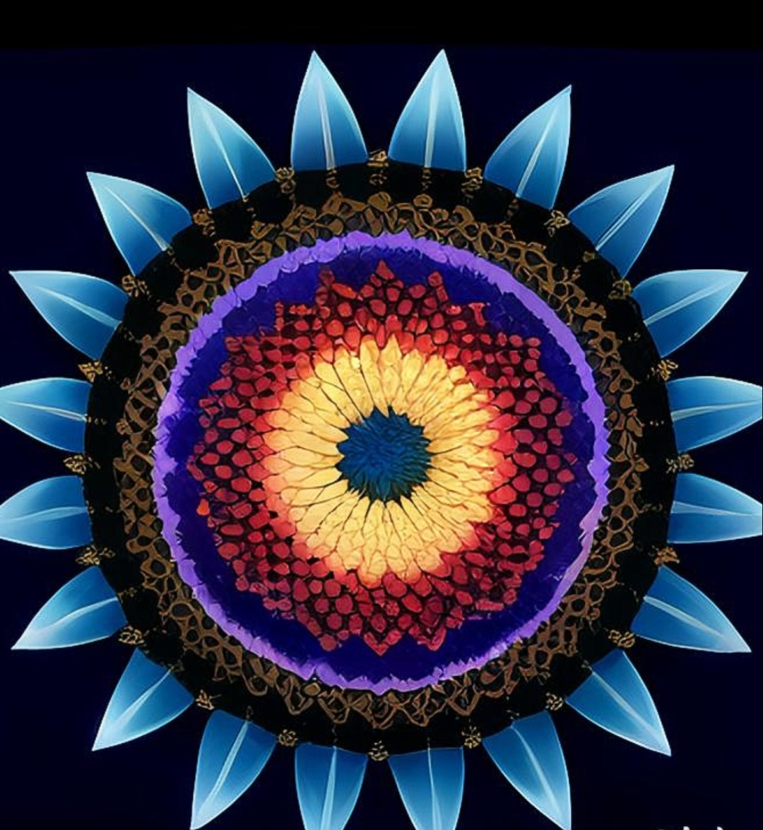 旋转之美,尽在这一幅图案之中.