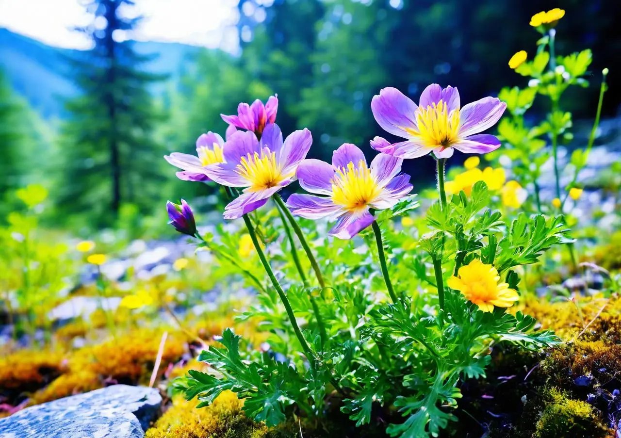 每一朵绽放的花儿都在诉说着春天的故事,而我,就在这花海中,静静地