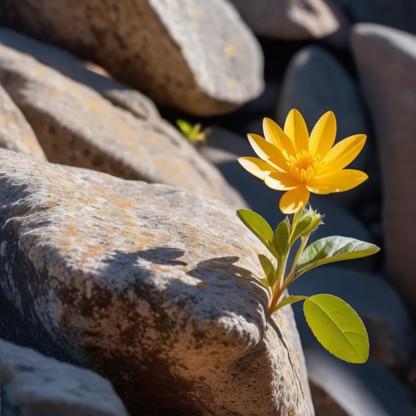看到路边的小草顽强地从石缝中探出头来.生命的力量真是令人惊叹!
