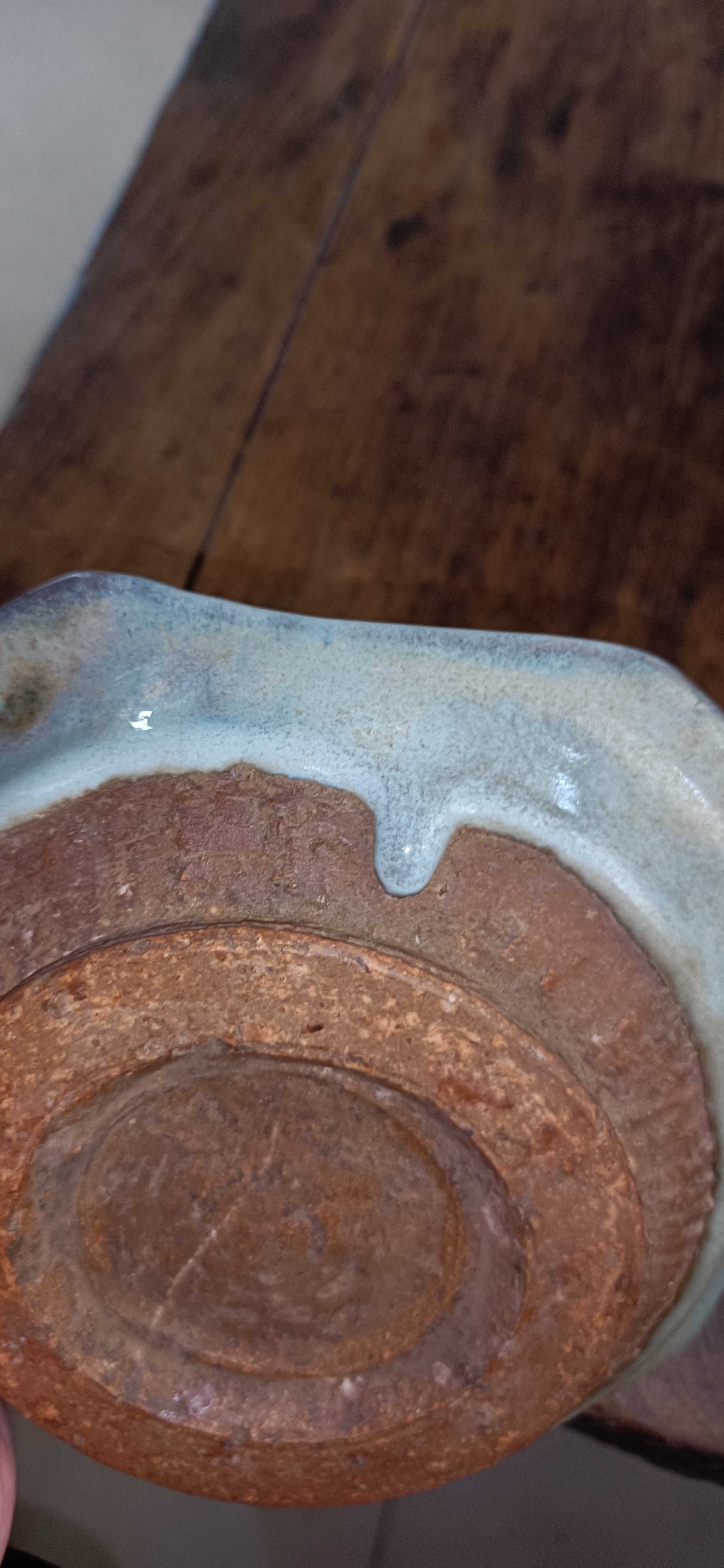 宋钧窑月白釉变色四方倭角洗