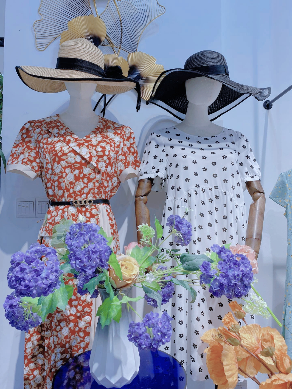 紫萱雅汉派组合品牌连衣裙大量女装库存清仓清货广州十三行石井银马