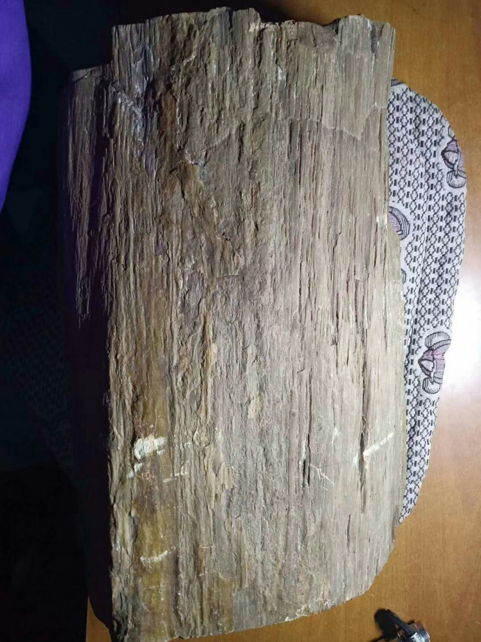 内蒙的黑冰树化玉牛角冻