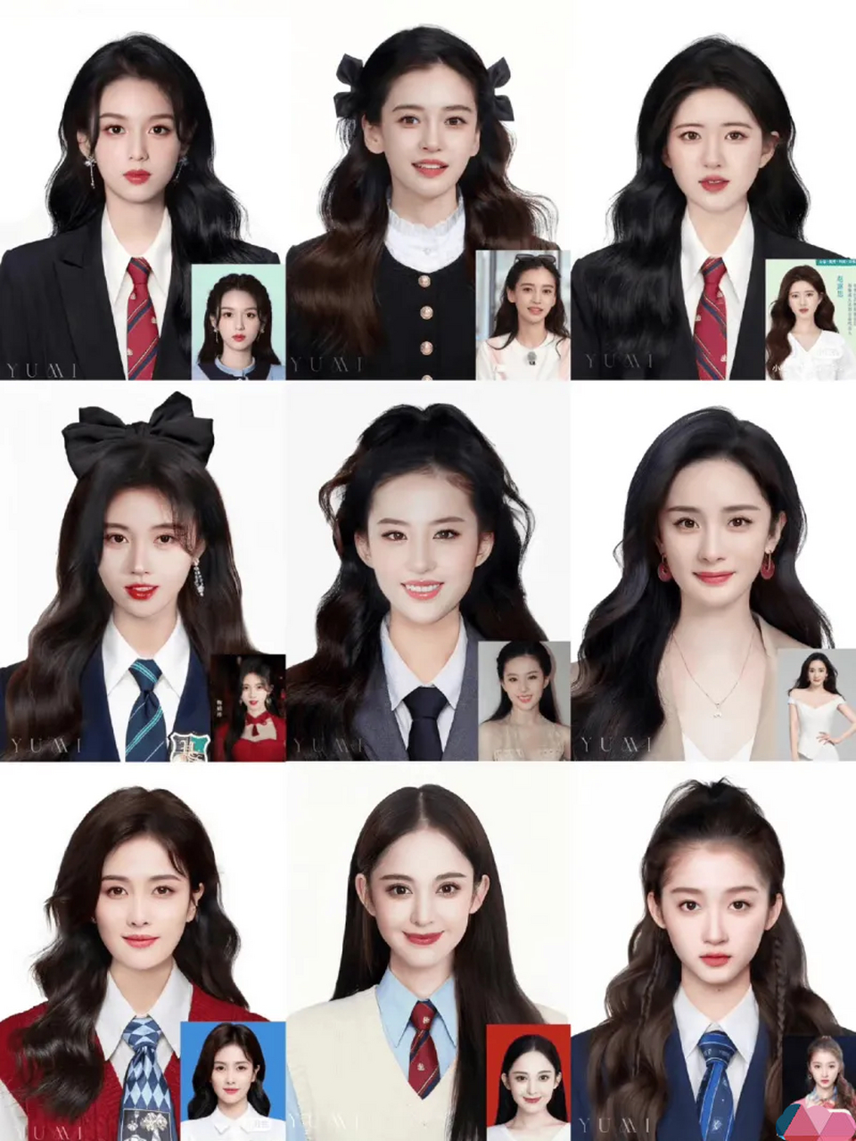 内娱女明星证件照集合.