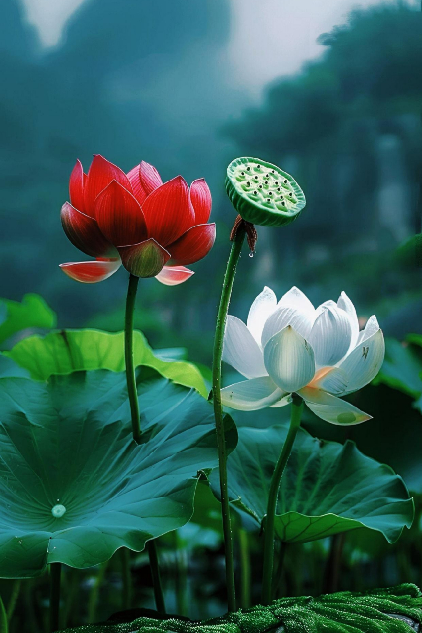 清新脱俗61淡雅气 荷花清雅美深藏,水果西瓜有创意.