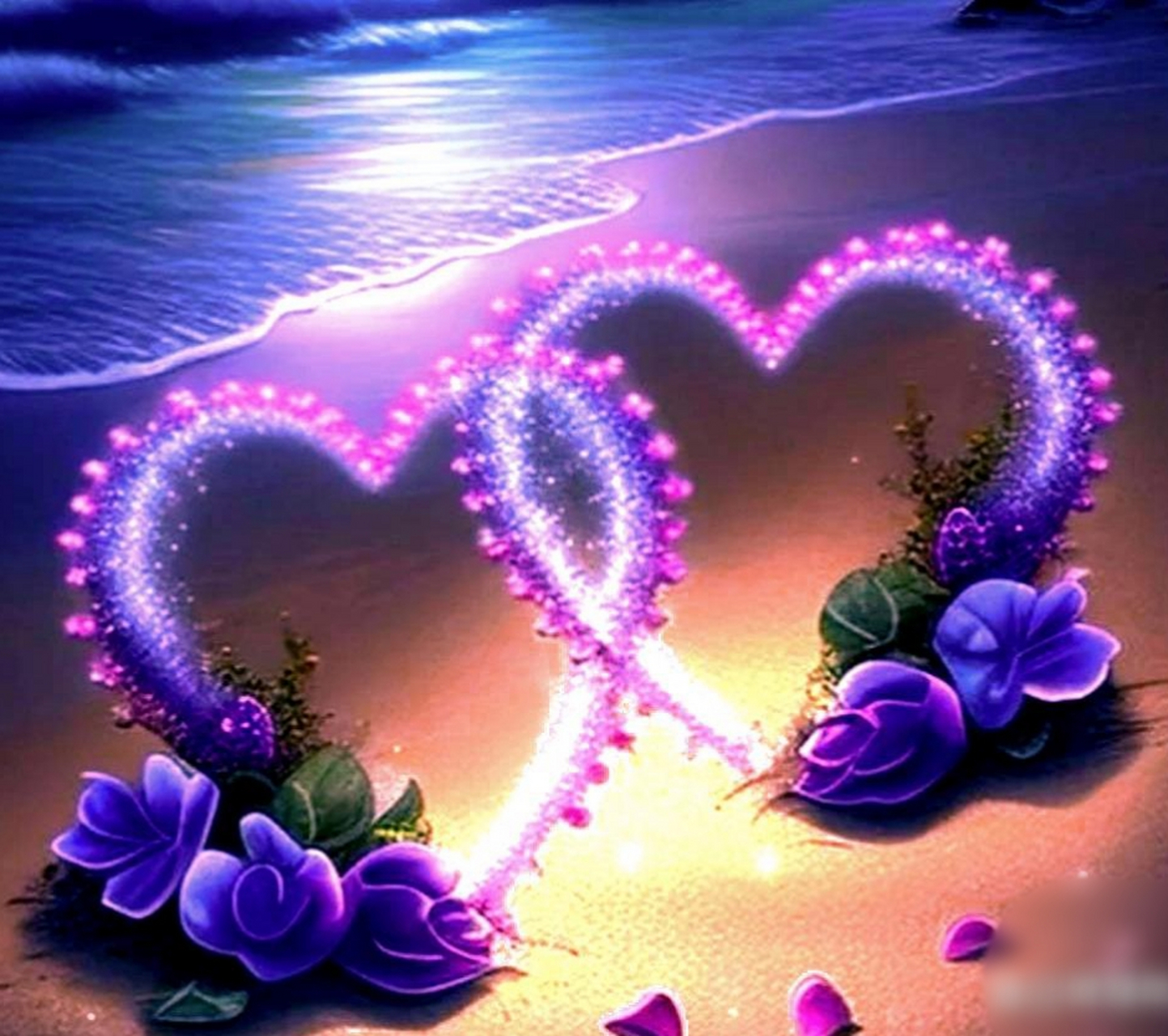 心心相印•心舒畅 心形彩虹淡淡香,星星闪烁绽光芒