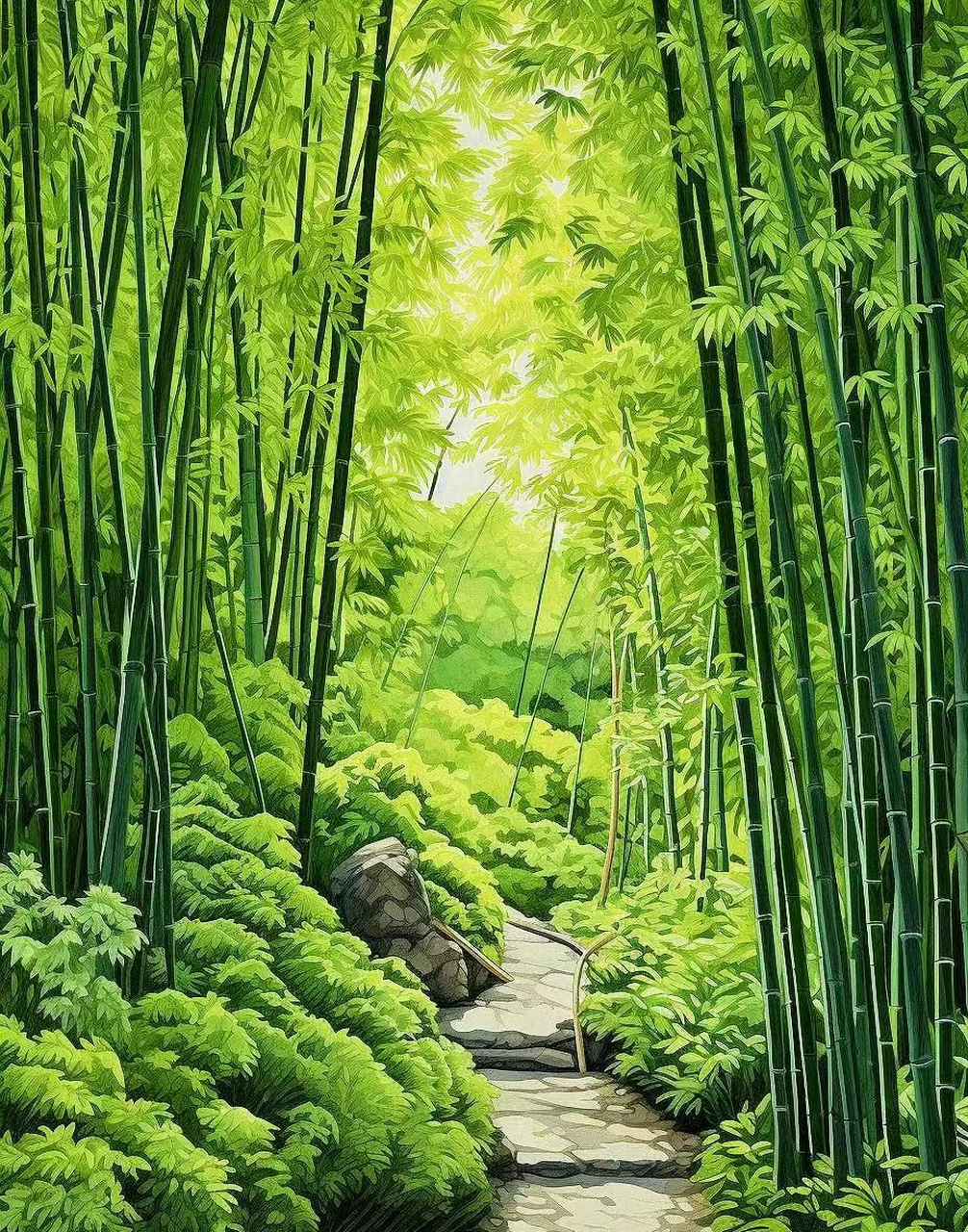 生命力•挺拔 清雅的竹子四季常青,顽强挺拔洒脱生命力.