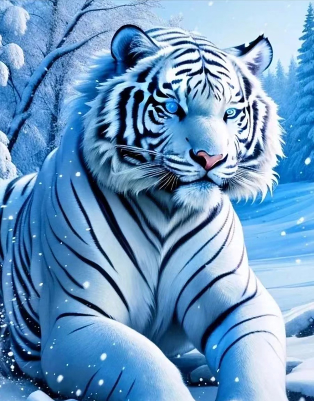 百兽之王61虎 虎虎生威是神兽, 森林之中它行走.