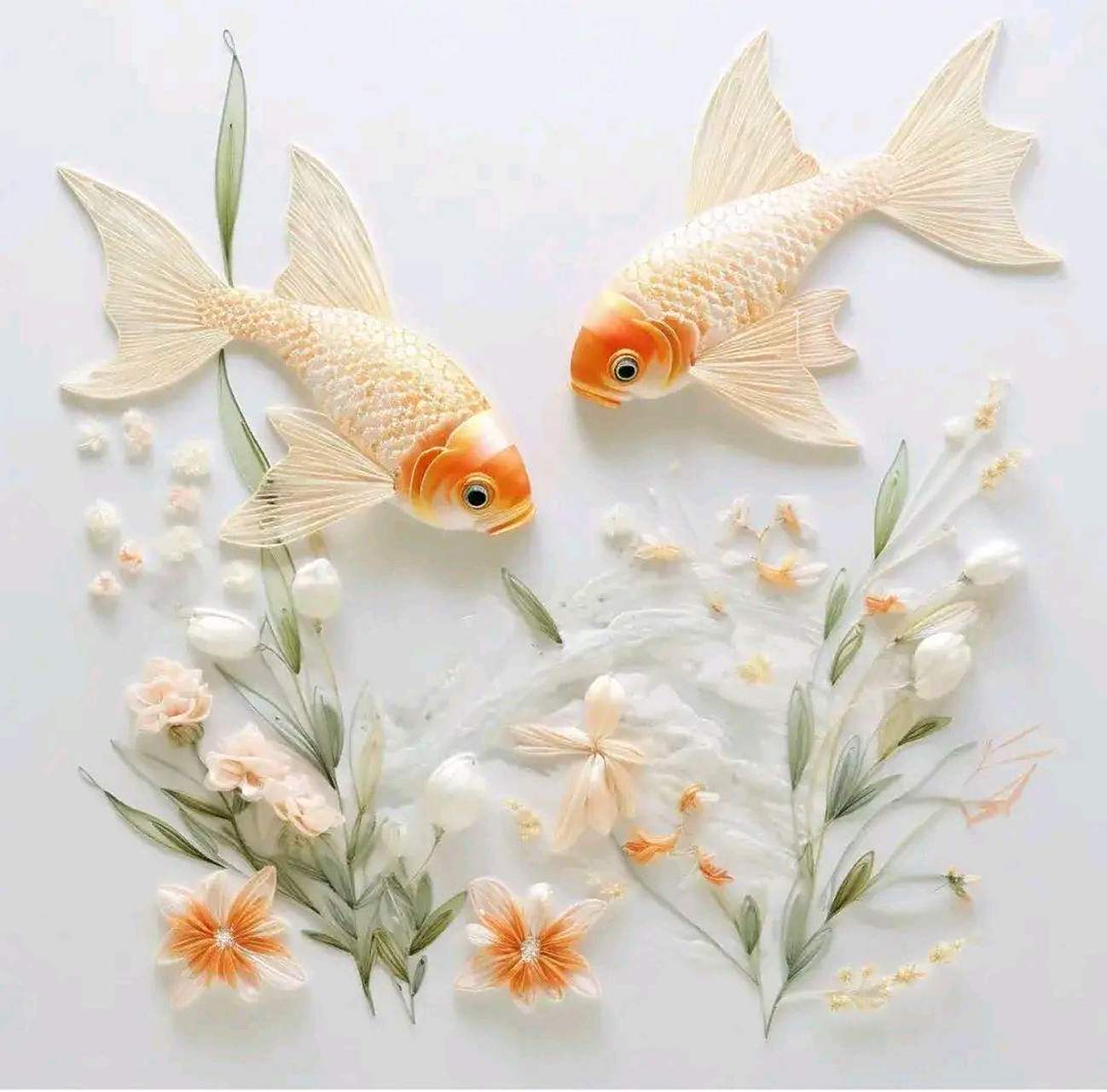 年年有鱼刺绣61美