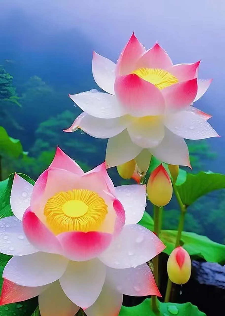 清心莲61简单 淡淡的祝福, 轻轻的吹送. 平静与淡然, 随生活左右.