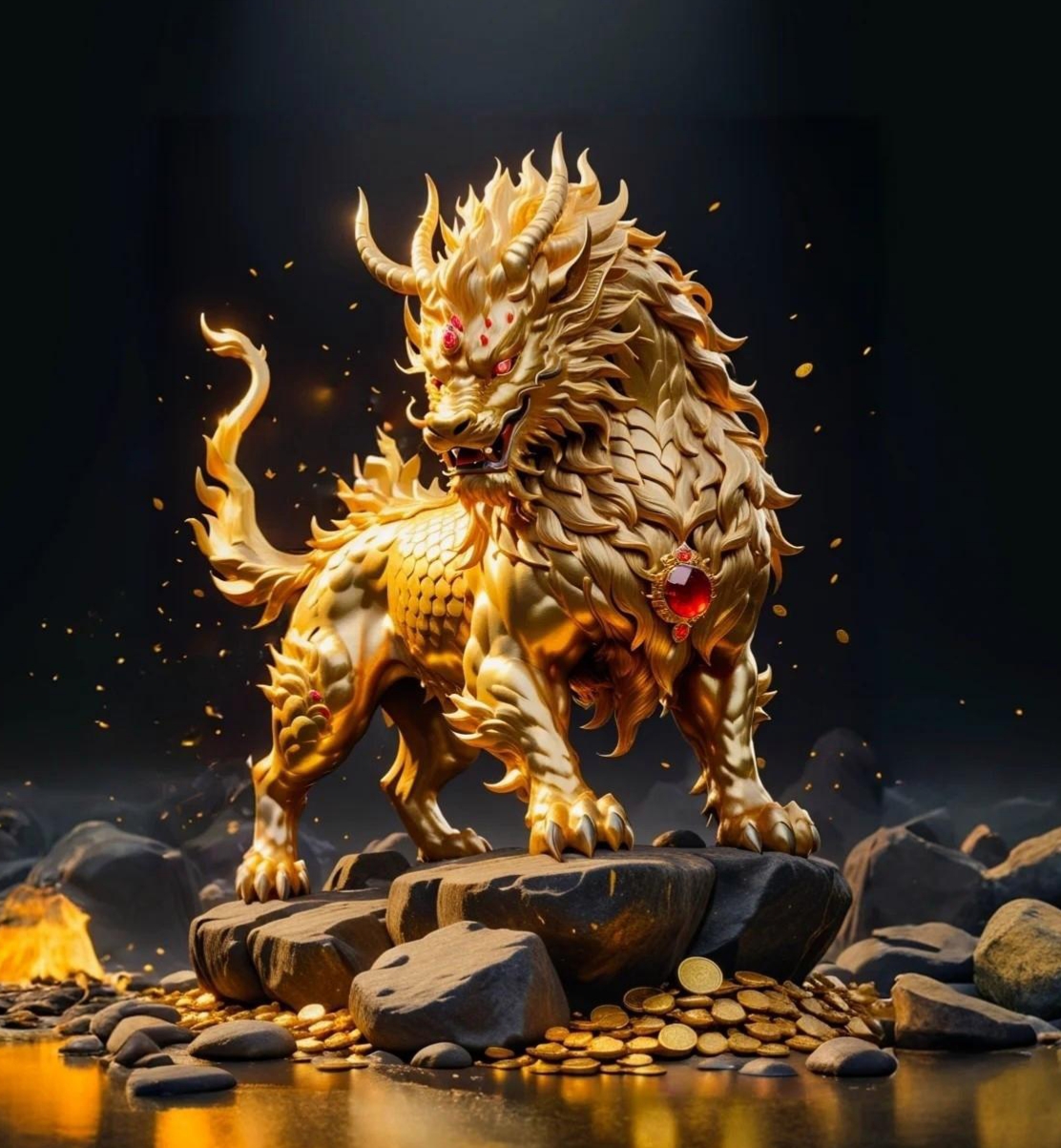 麒麟献瑞步步生莲 麒麟献瑞成吉祥,步步生莲步步香