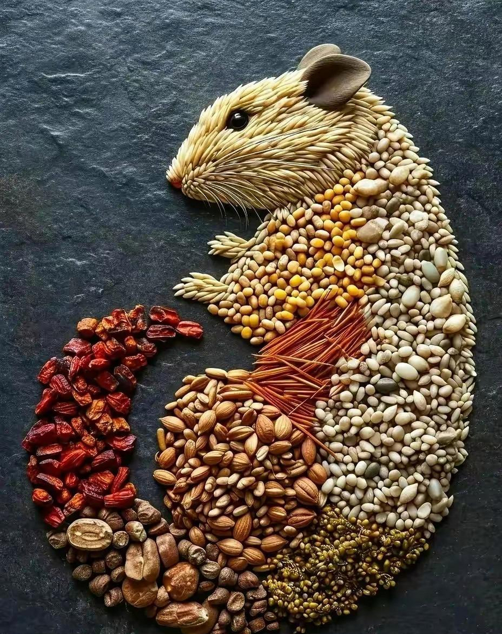 粮食字画•十二生肖