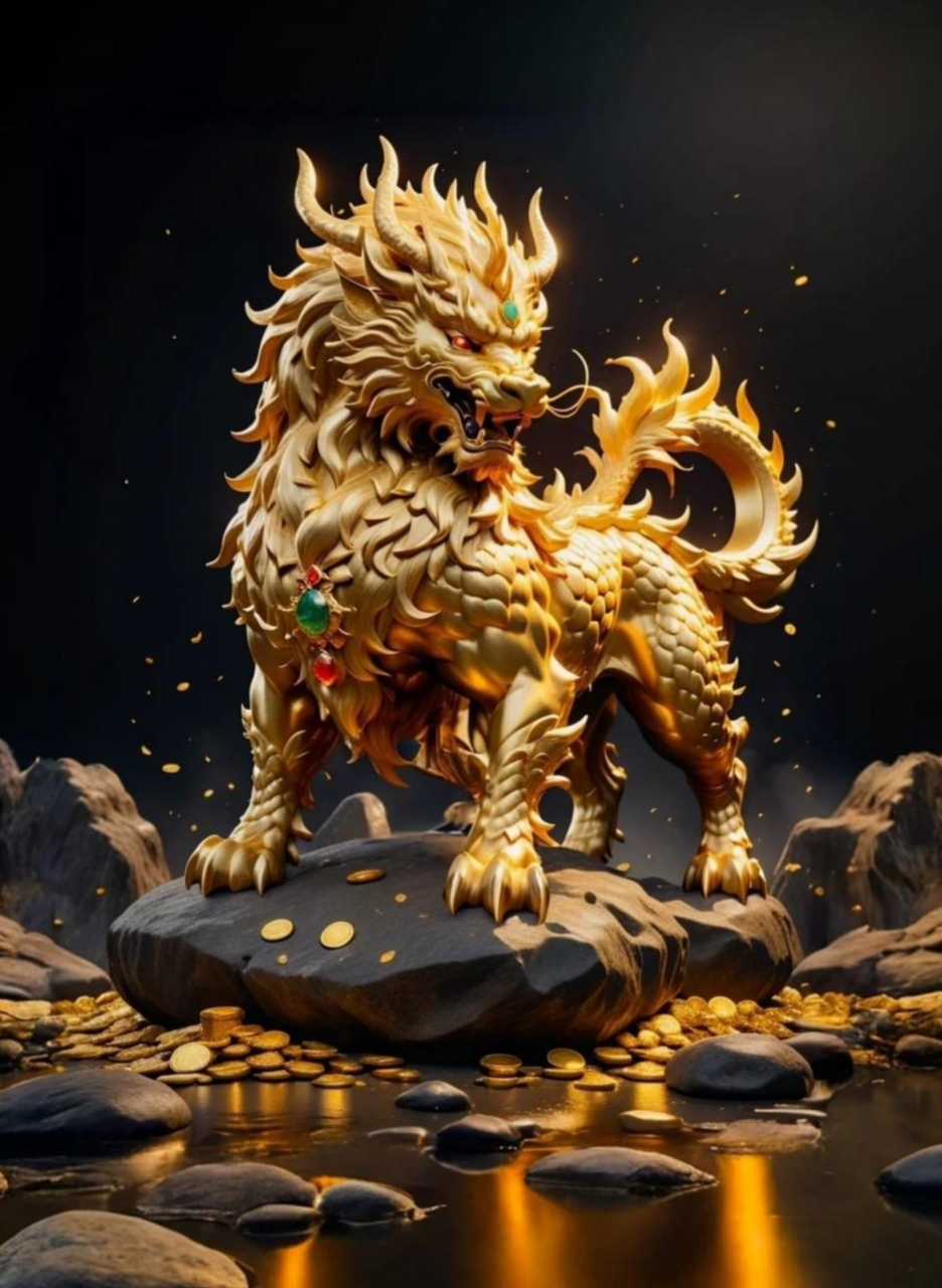 麒麟献瑞•步步生莲 麒麟献瑞成吉祥,步步生莲步步香.