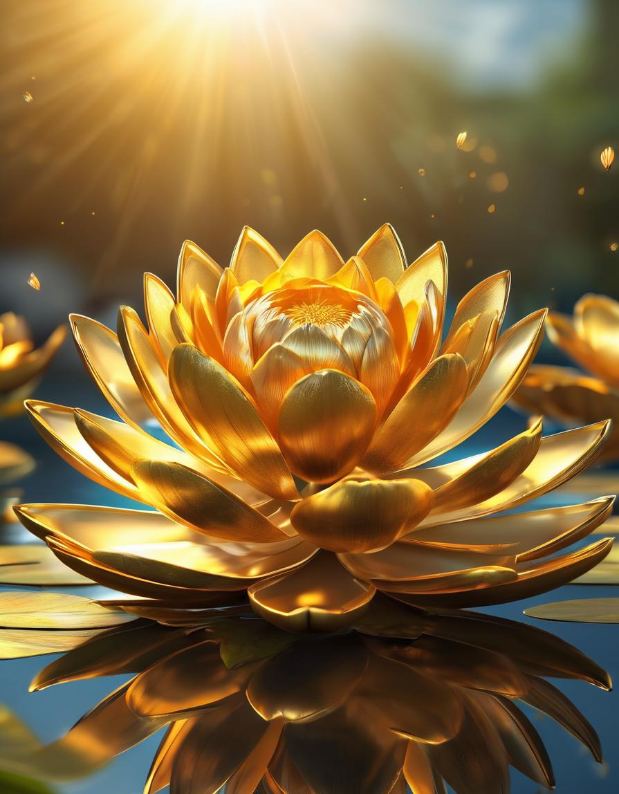 荷颜悦色好运莲莲 和和美美荷颜色,金光闪闪好运连