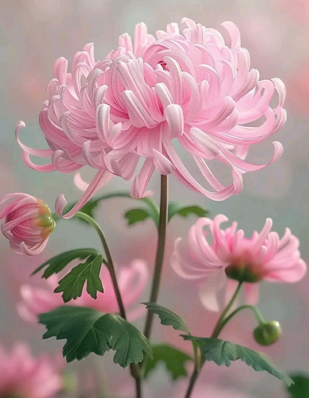 菊花61玫瑰 菊花玫瑰来混搭,颜色和谐很美丽.