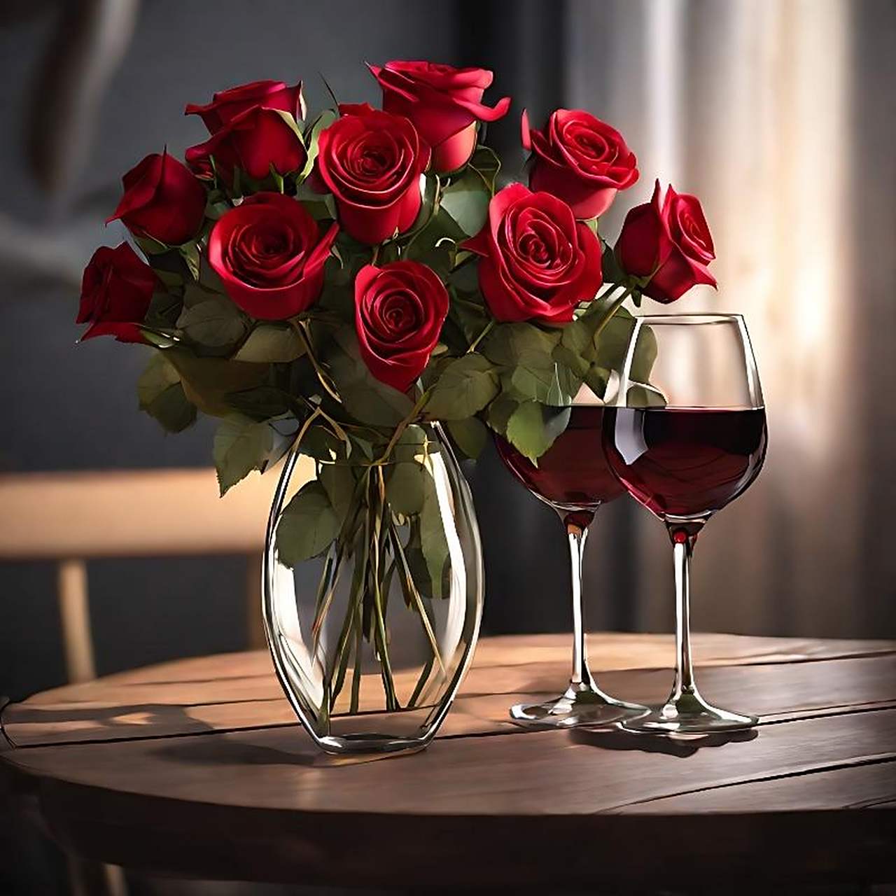 幸福吉祥•美满 杯杯红酒杯杯情,满满祝福在酒中.