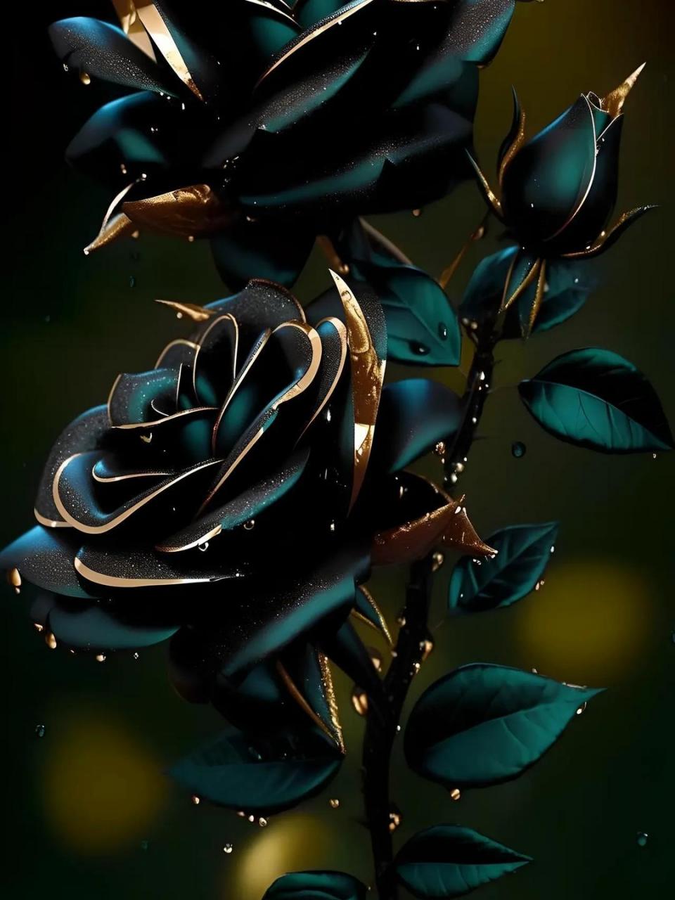 黑色玫瑰•深深情感