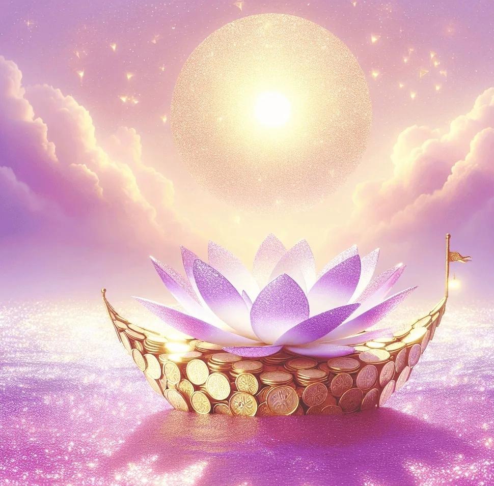 莲花清静浮尘心,沐浴洗涤静禅心