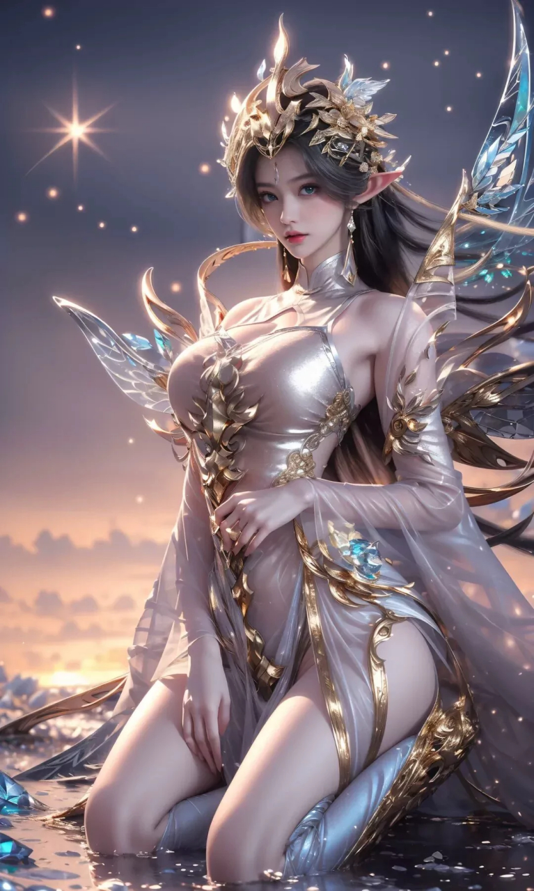 78神秘女战士,淡金铠甲下的无尽魅力78