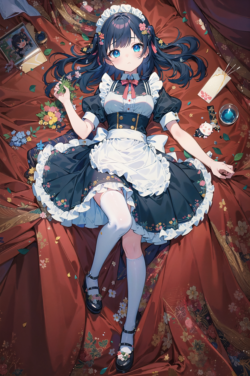 女仆#二次元美图# #ai绘画#  作者:aiしいね