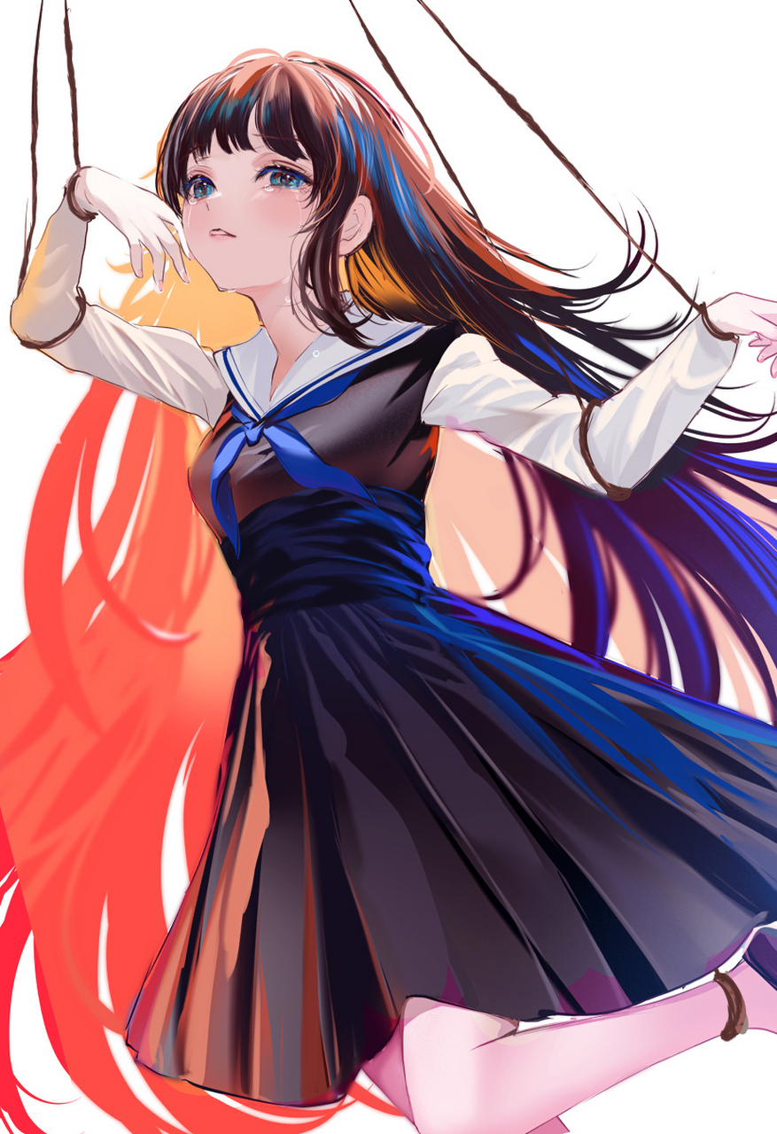 牵线人偶#二次元美图#  画师:こもりひっき pixiv:106374865