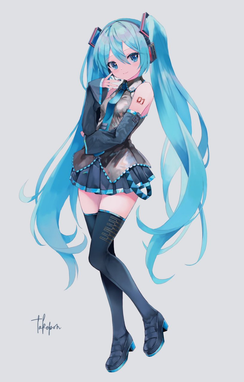 初音未来#二次元美图 画师:takepon