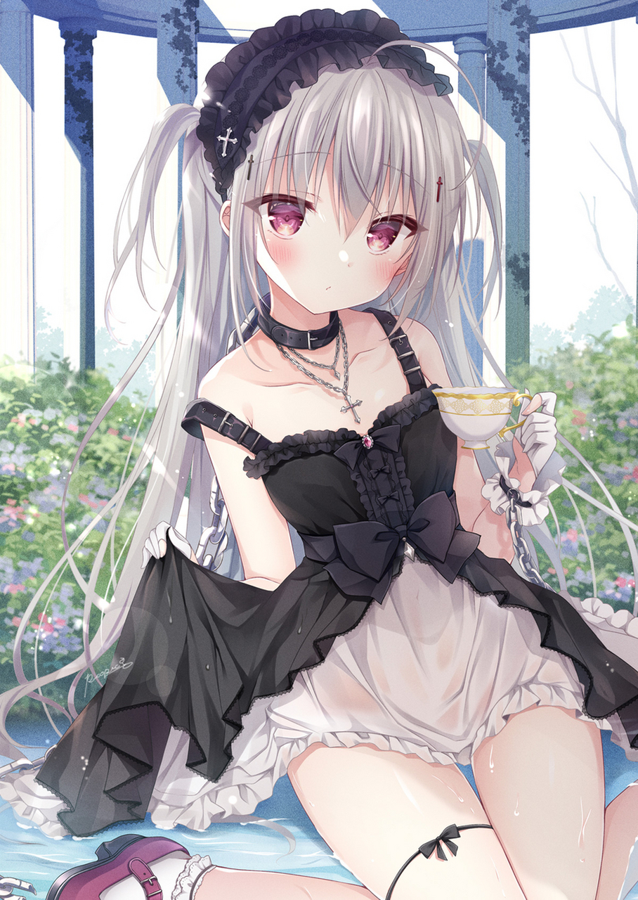 下午茶的邀请#二次元美图#  画师:ぴこぴこぐらむ pixiv:109674200