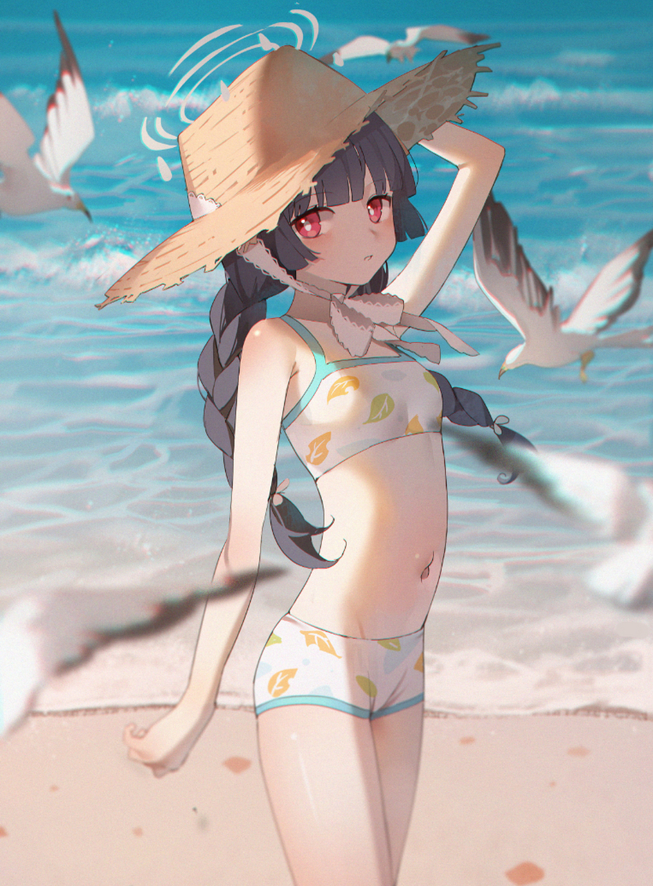霞沢美游,生日快乐#二次元美图#  画师:シマシマ pixiv:109844992