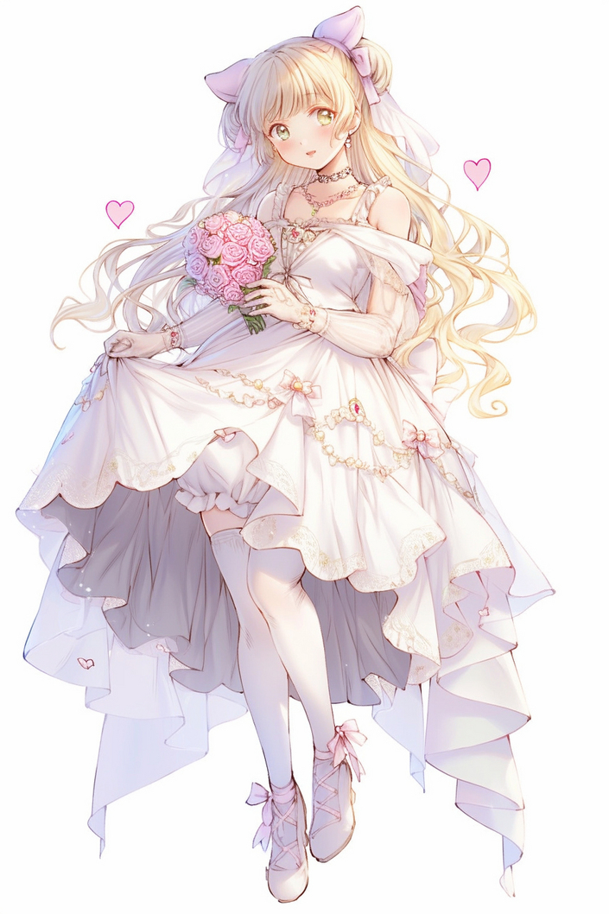 喜欢哪个花嫁?#二次元美图# #ai绘画#  作者:syke.