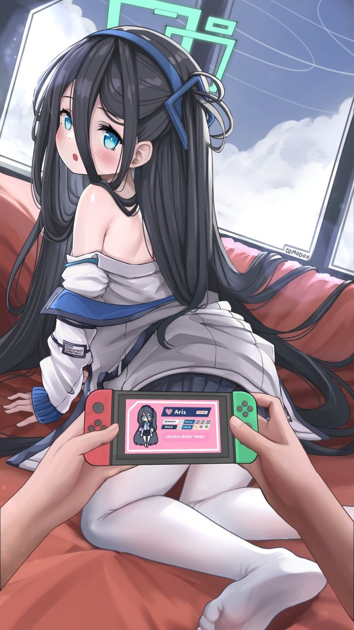 爱丽丝#二次元美图# #碧蓝档案#  画师:cmdxca