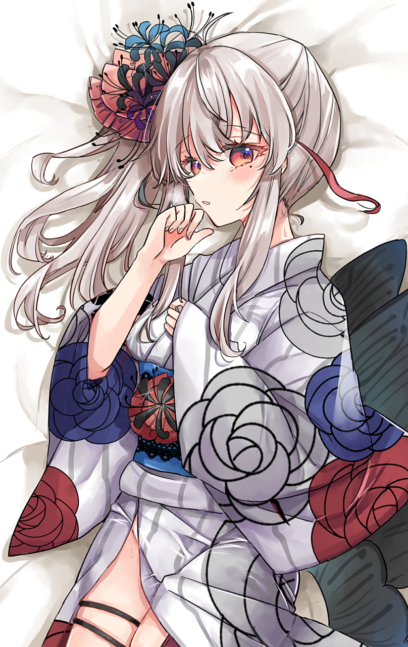 夏日祭的浴衣#二次元美图#  画师:mitokuma