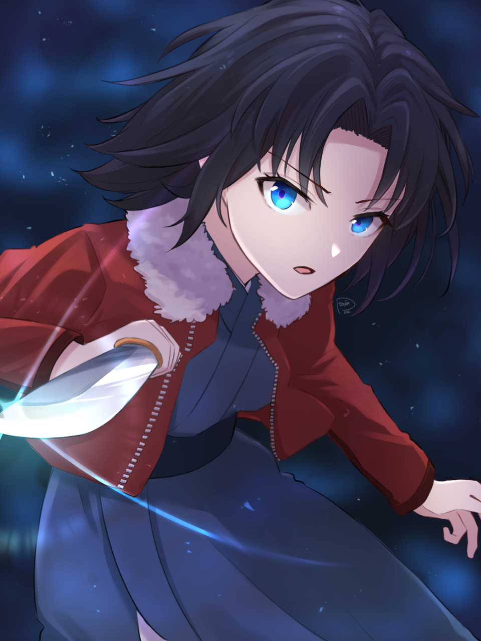 两仪式这一刀下去,我应该自觉先躺下了[三哈]#二次元美图#  画师:tmp