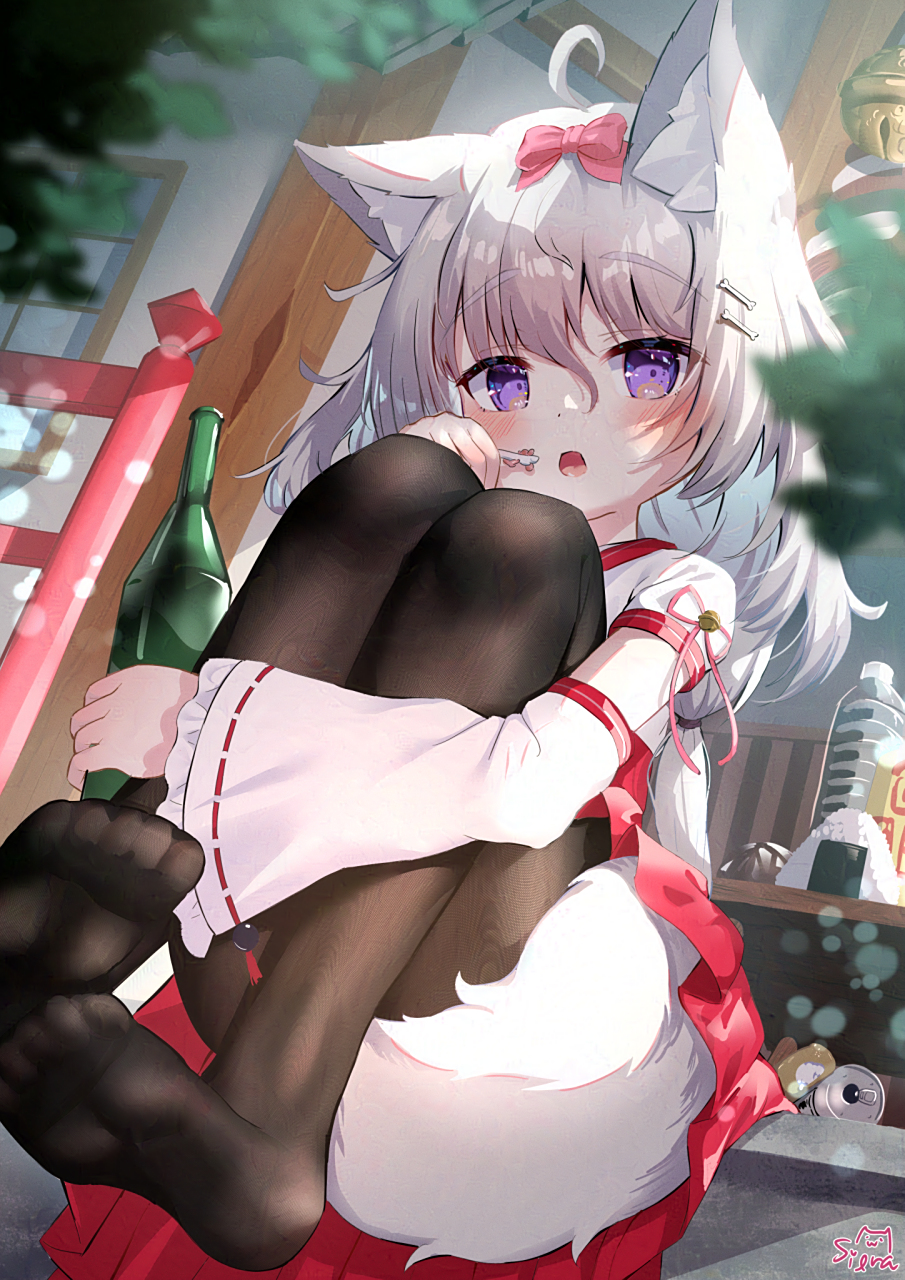 狐娘#二次元美图#  画师:siera pixiv:110122451